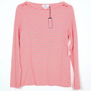 NEW Vineyard Vines Boatneck Blouse Stripe Nautical